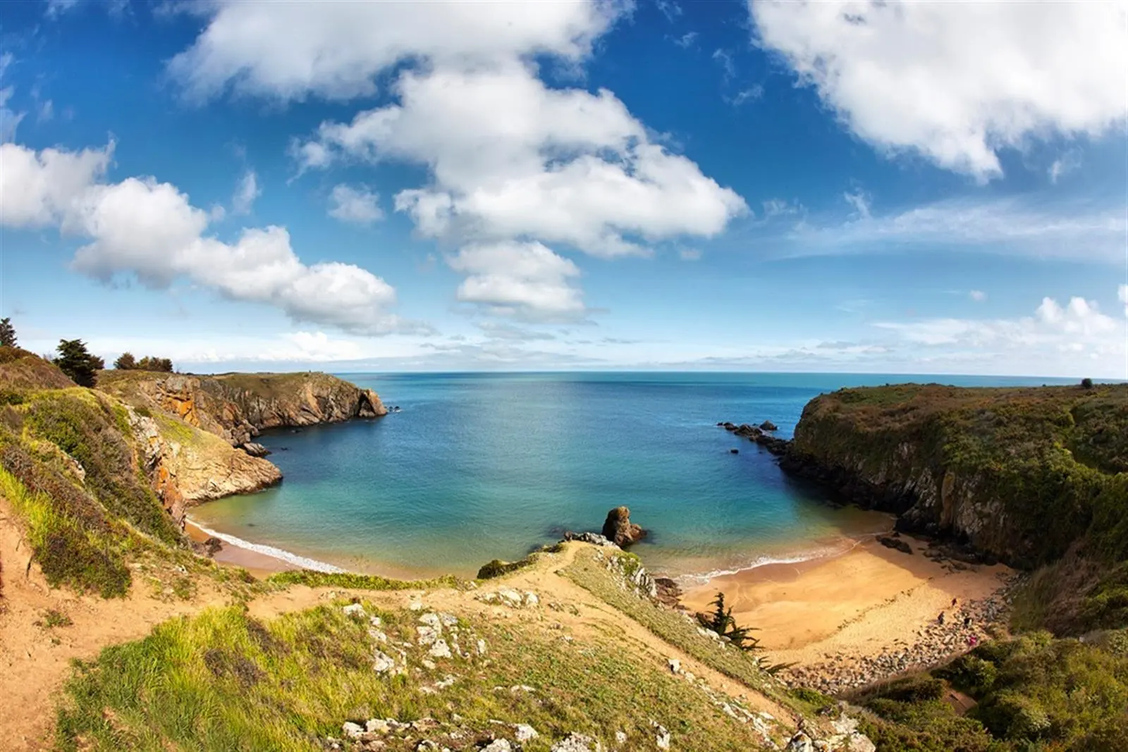 Une crique de l'île d'Yeu