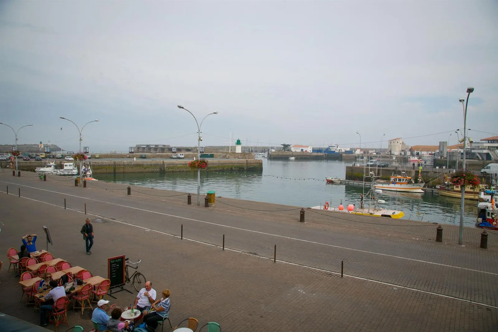 Le quai et le port de Port-Joinville